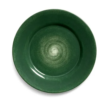 Basic tallerken 25 cm - Forest green - Mateus