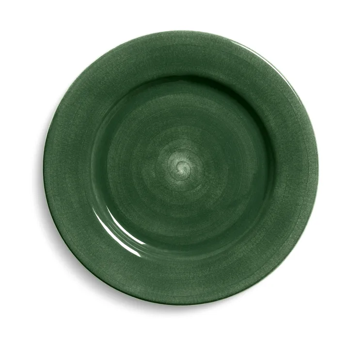 Basic tallerken – 28 cm - Forest green - Mateus