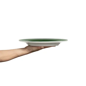 Basic tallerken – 28 cm - Forest green - Mateus