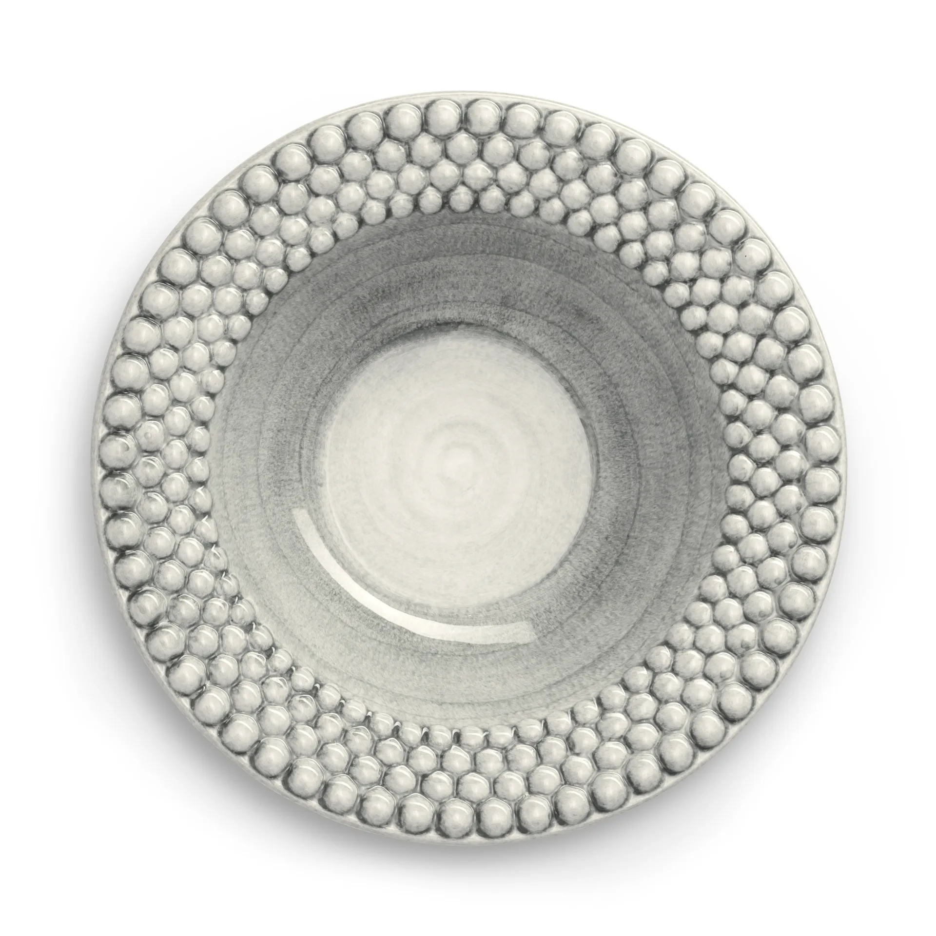 Bubbles suppetallerken – 25 cm, Grå Mateus