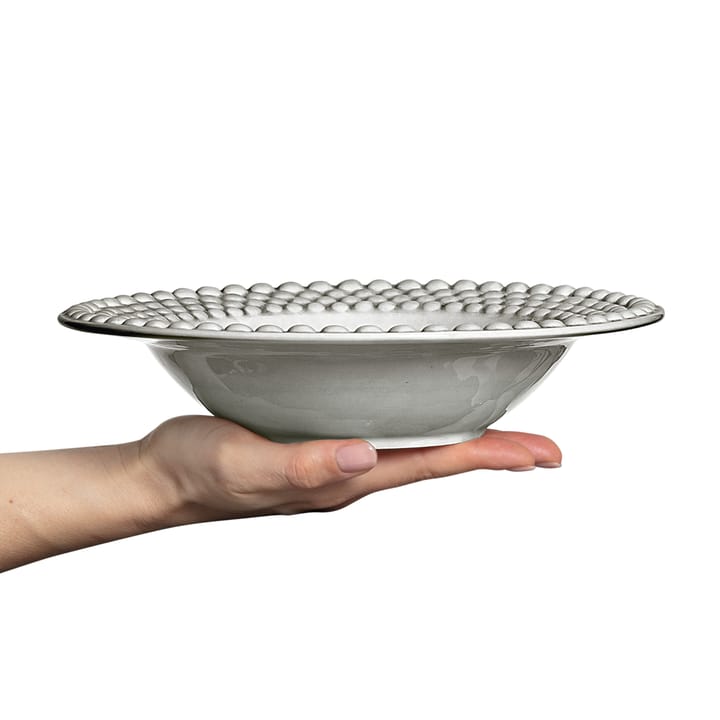 Bubbles suppetallerken – 25 cm, Grå Mateus