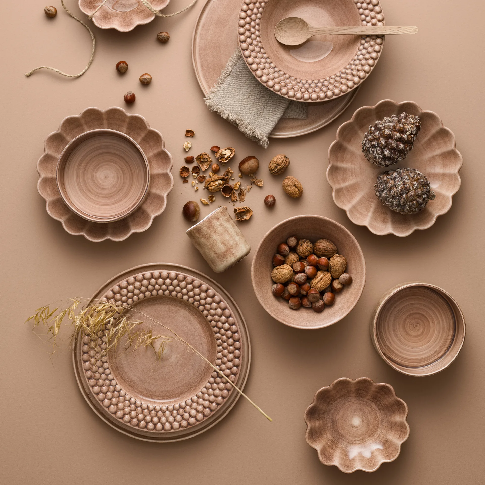 Bubbles tallerken – 28 cm, Cinnamon Mateus