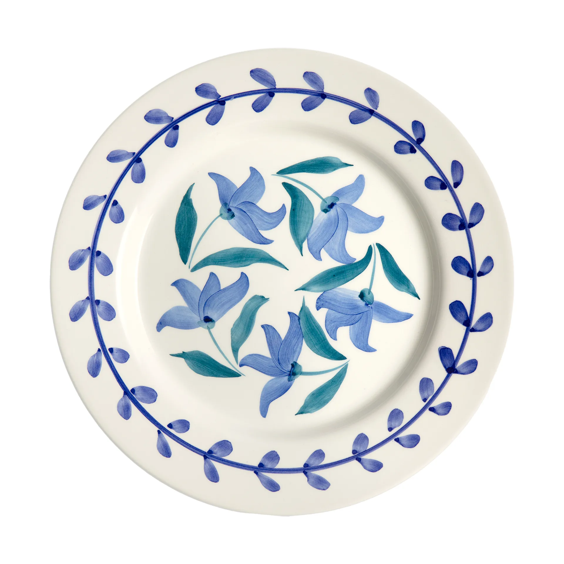 Flowers blossom middagstallerken Ø28 cm, Hvid Mateus