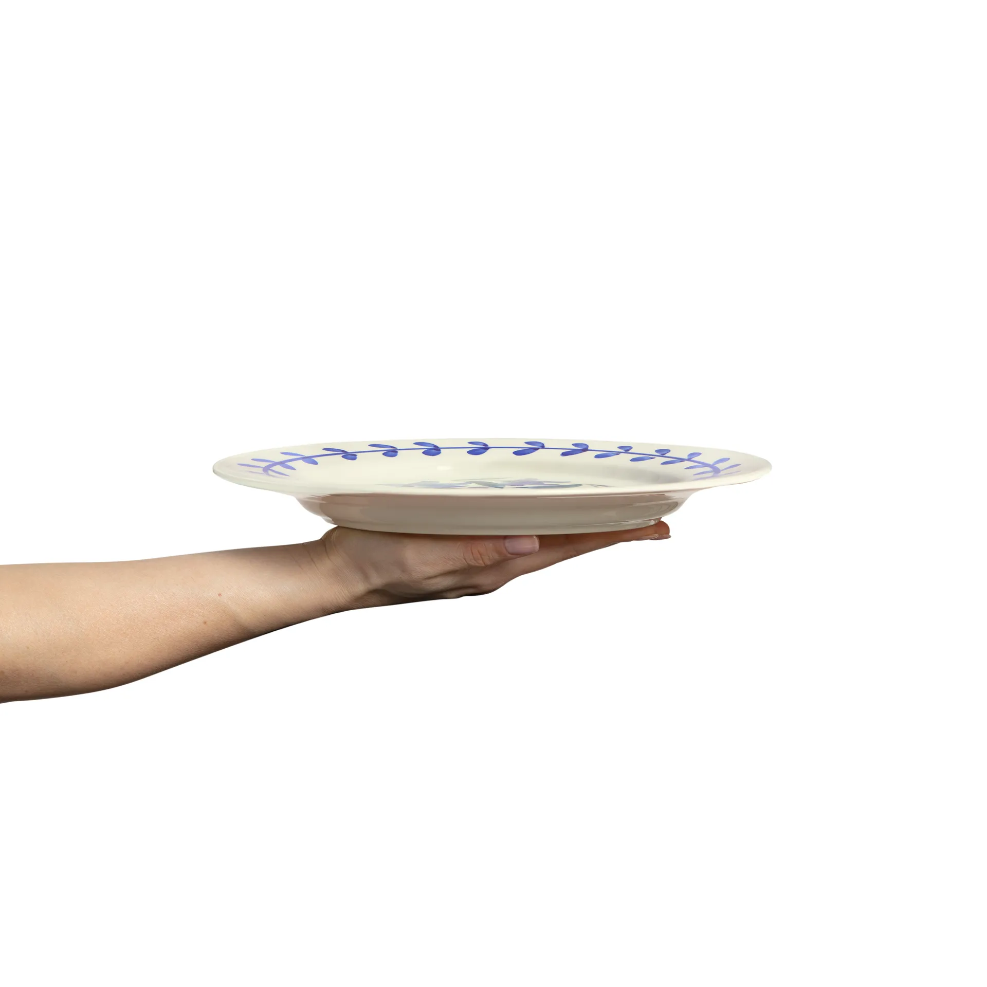 Flowers blossom middagstallerken Ø28 cm, Hvid Mateus