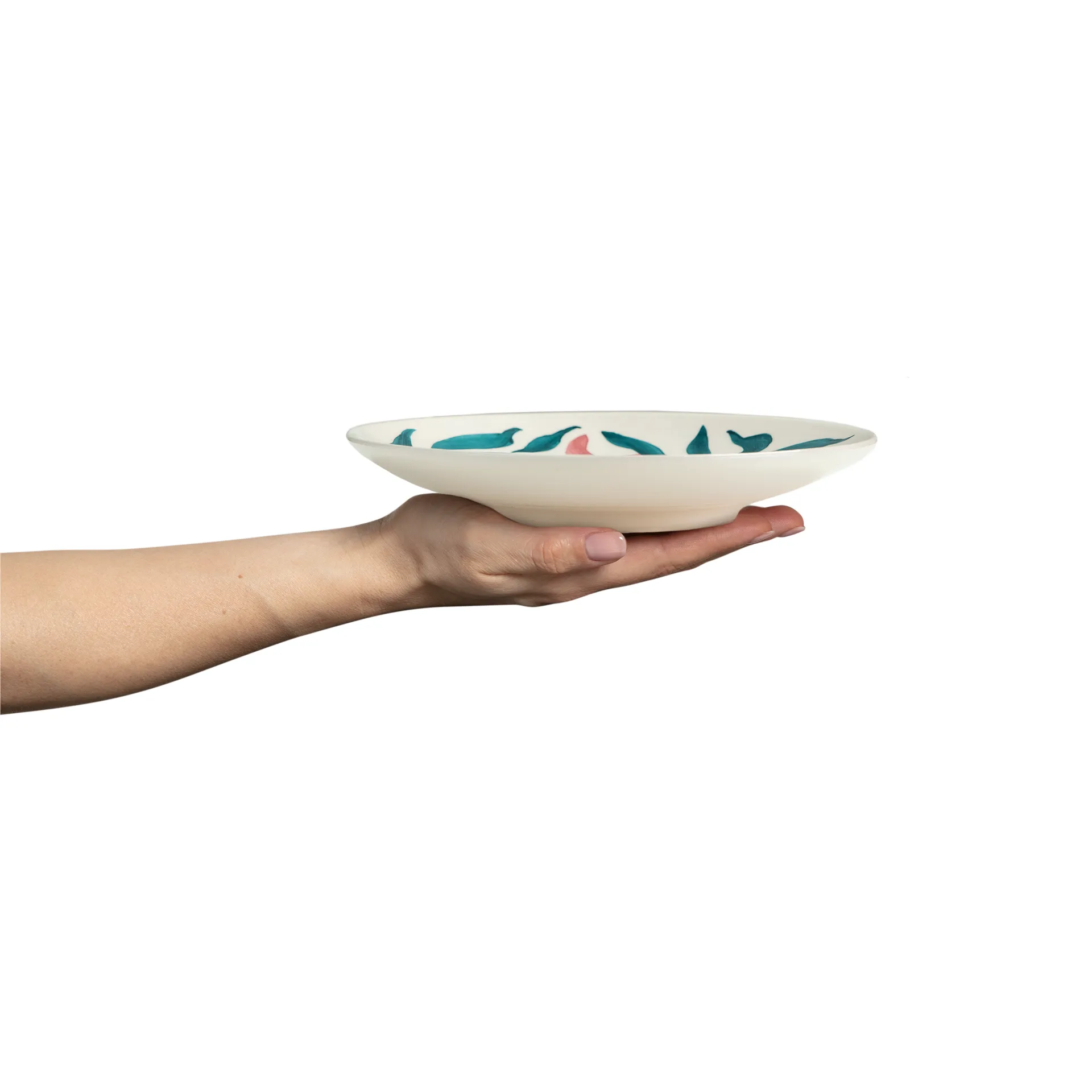 Flowers water lilies asiet Ø20 cm, Hvid Mateus