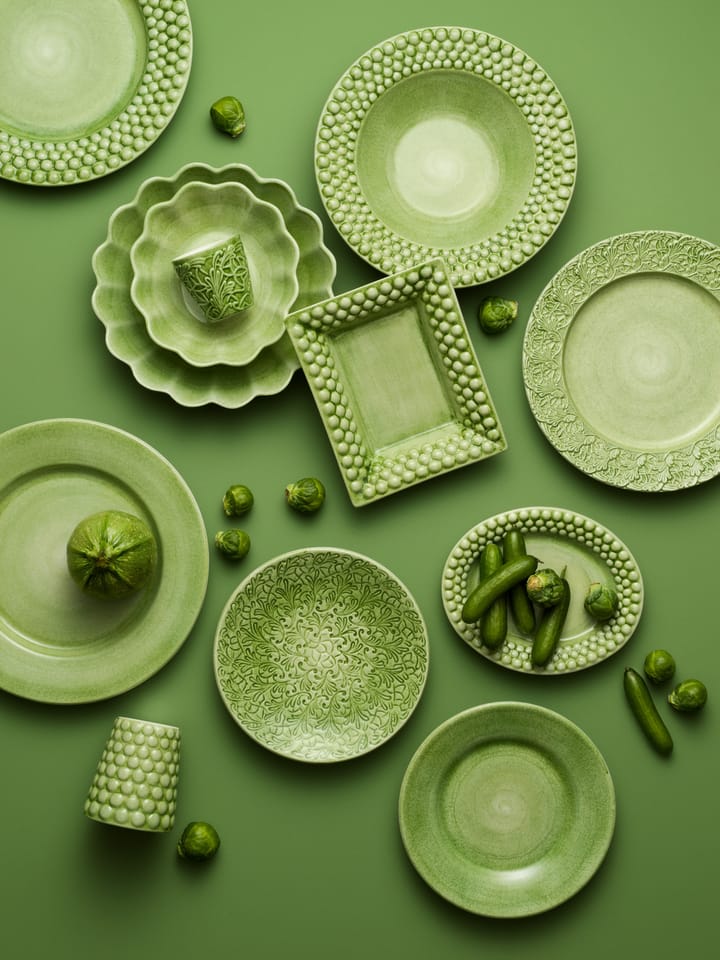 Lace tallerken – 20 cm - Grøn - Mateus