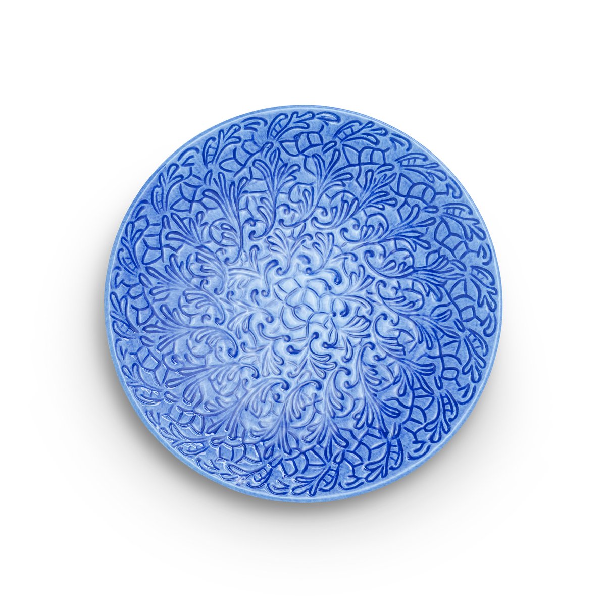 Mateus Lace tallerken – 20 cm Lyseblå