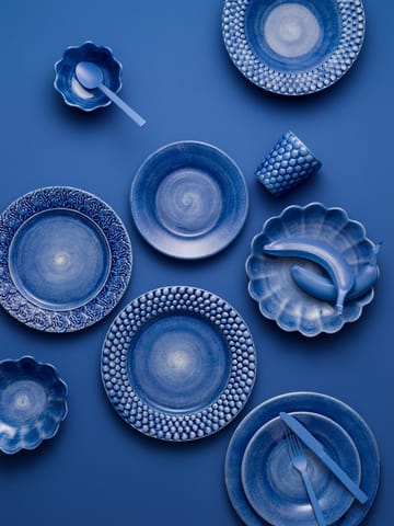 Lace tallerken – 25 cm - Blå - Mateus