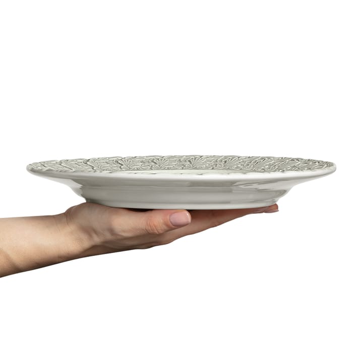 Lace tallerken – 25 cm - Grå - Mateus