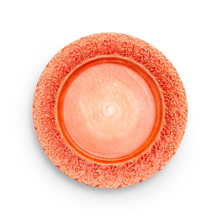 Lace tallerken – 25 cm - Orange - Mateus