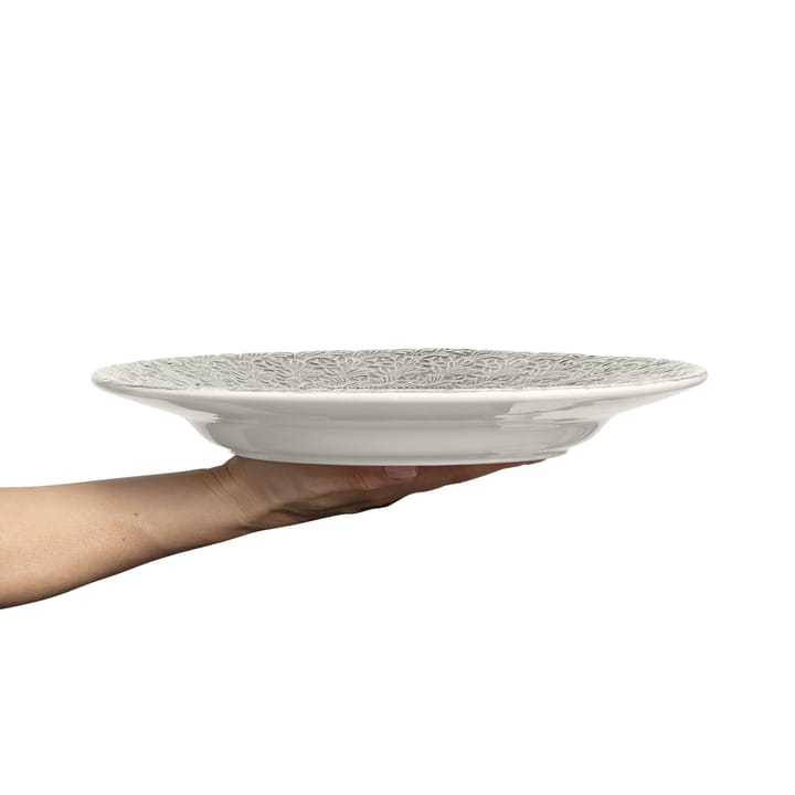 Lace tallerken – 32 cm - Grå - Mateus