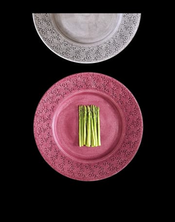 Lace tallerken – 32 cm - Lyserød - Mateus