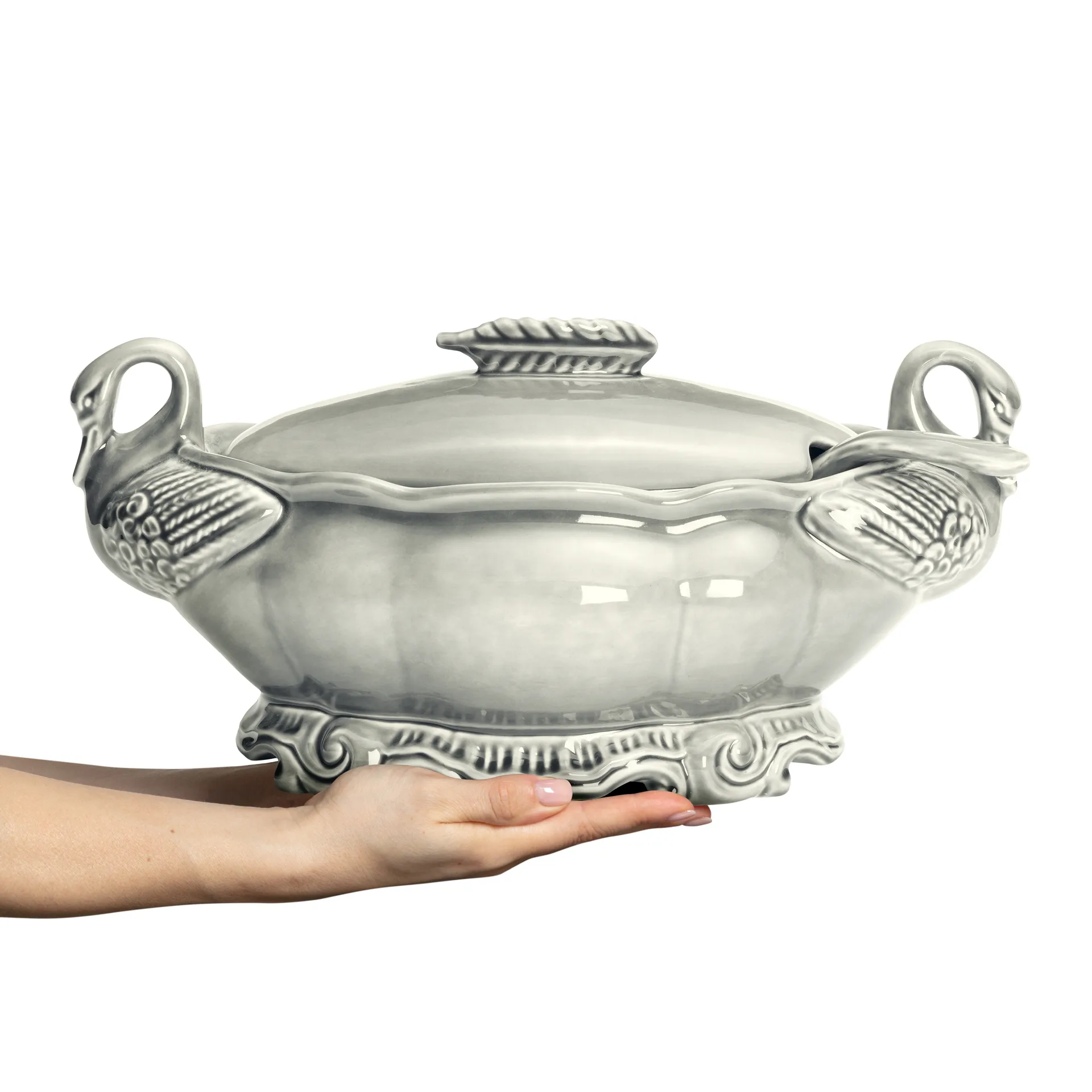 Lace terrin 4,7 L, Grå Mateus