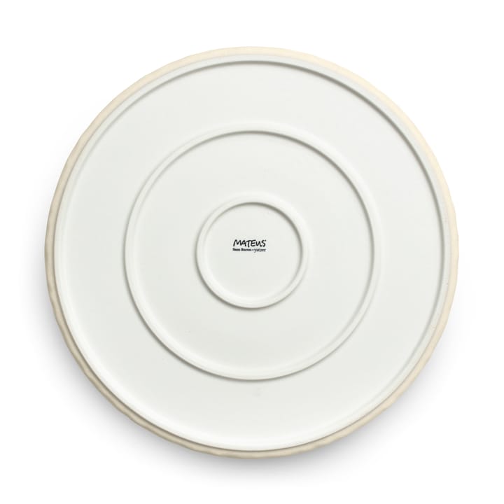 MSY tallerken – 25 cm, Sand Mateus