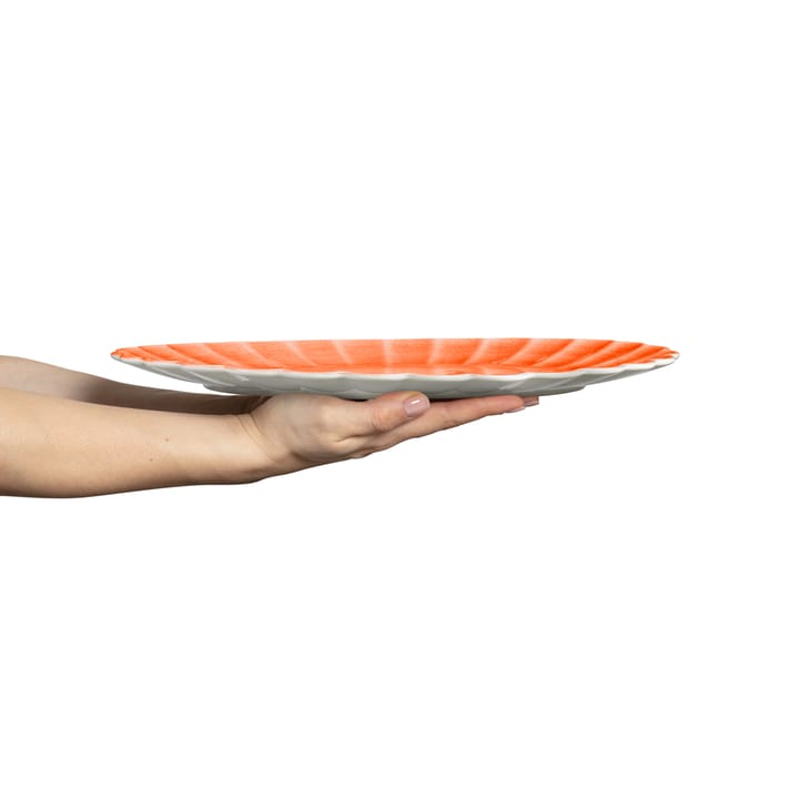 Oyster fad 30x35 cm, Orange Mateus
