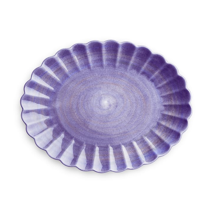 Oyster fad 30x35 cm - Violet - Mateus