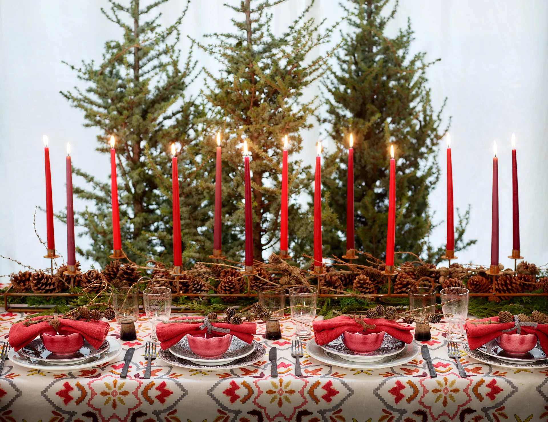 Oyster skål Ø13 cm, Rød Mateus