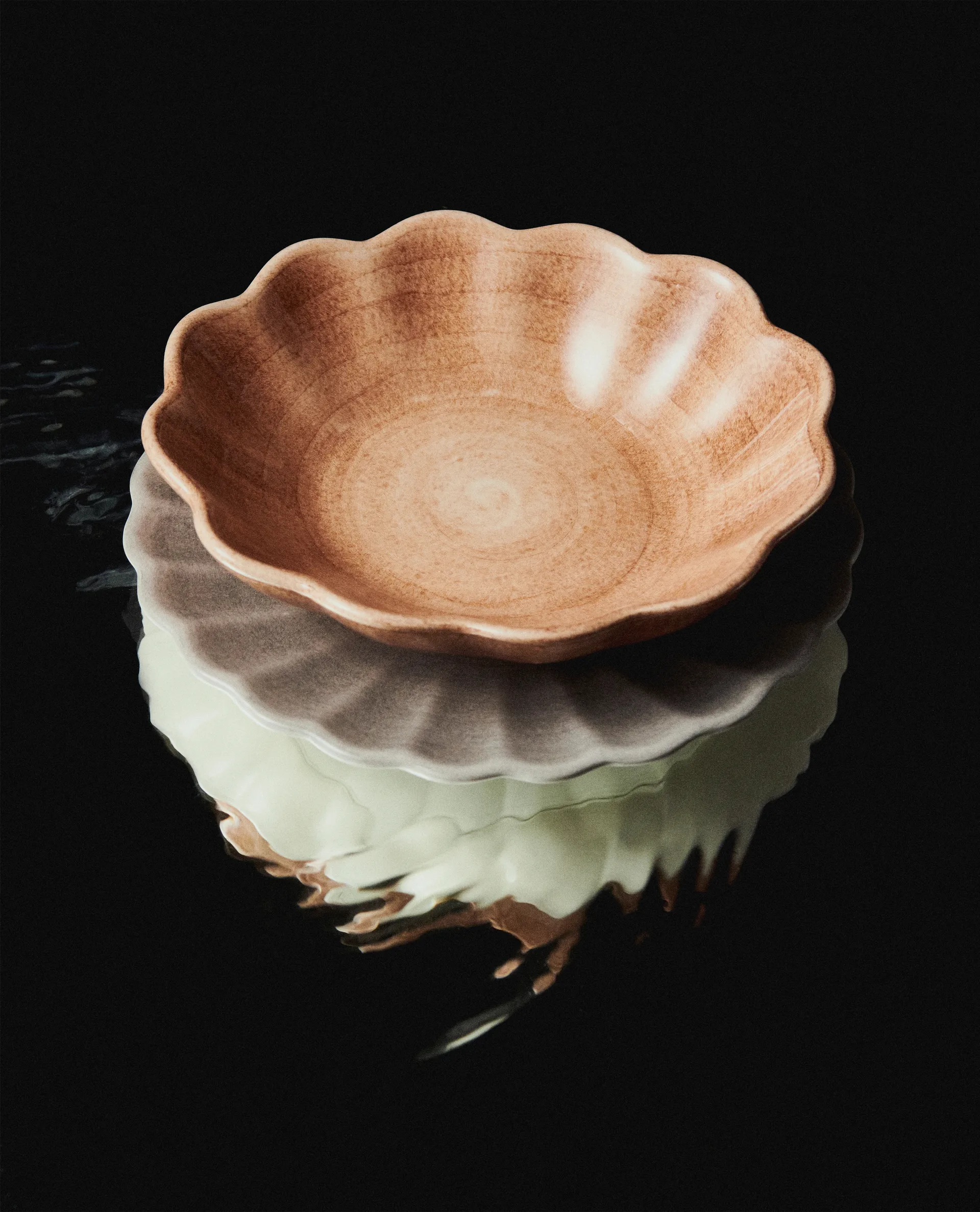 Oyster skål 16x18 cm, Cinnamon Mateus
