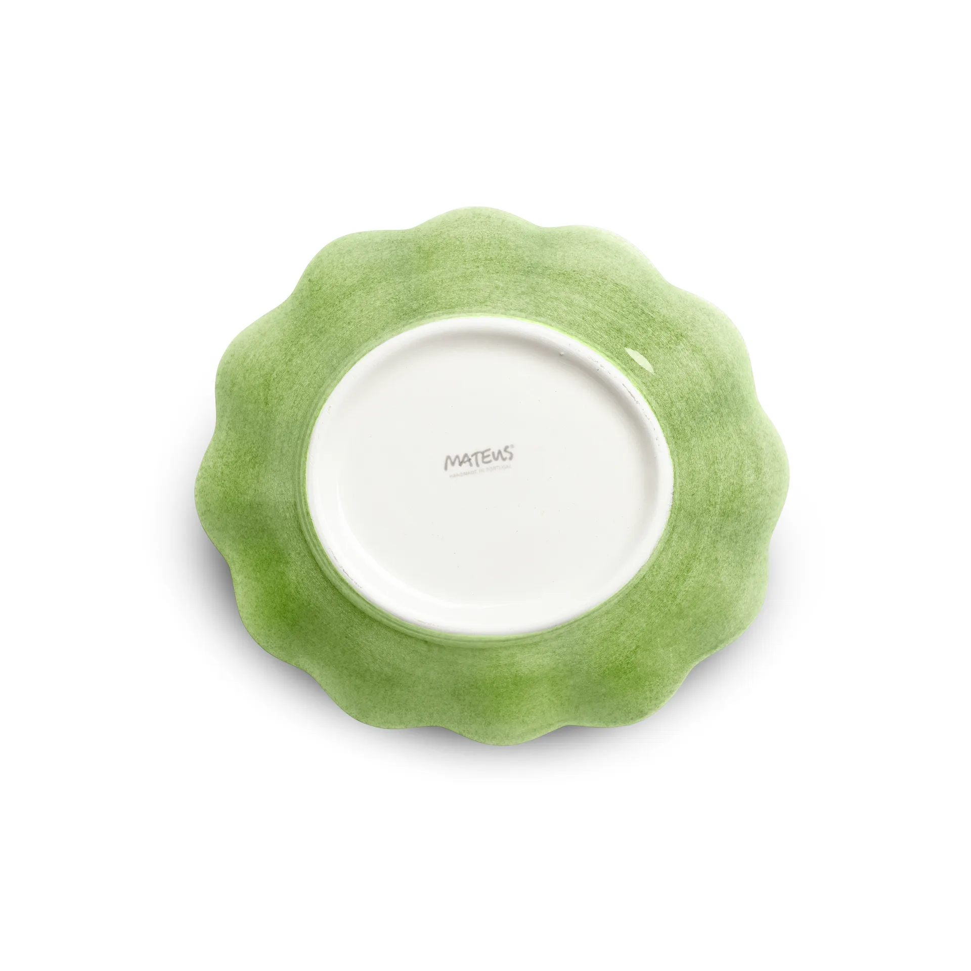 Oyster skål 16x18 cm, Grøn Mateus