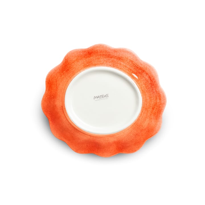 Oyster skål 16x18 cm, Orange Mateus
