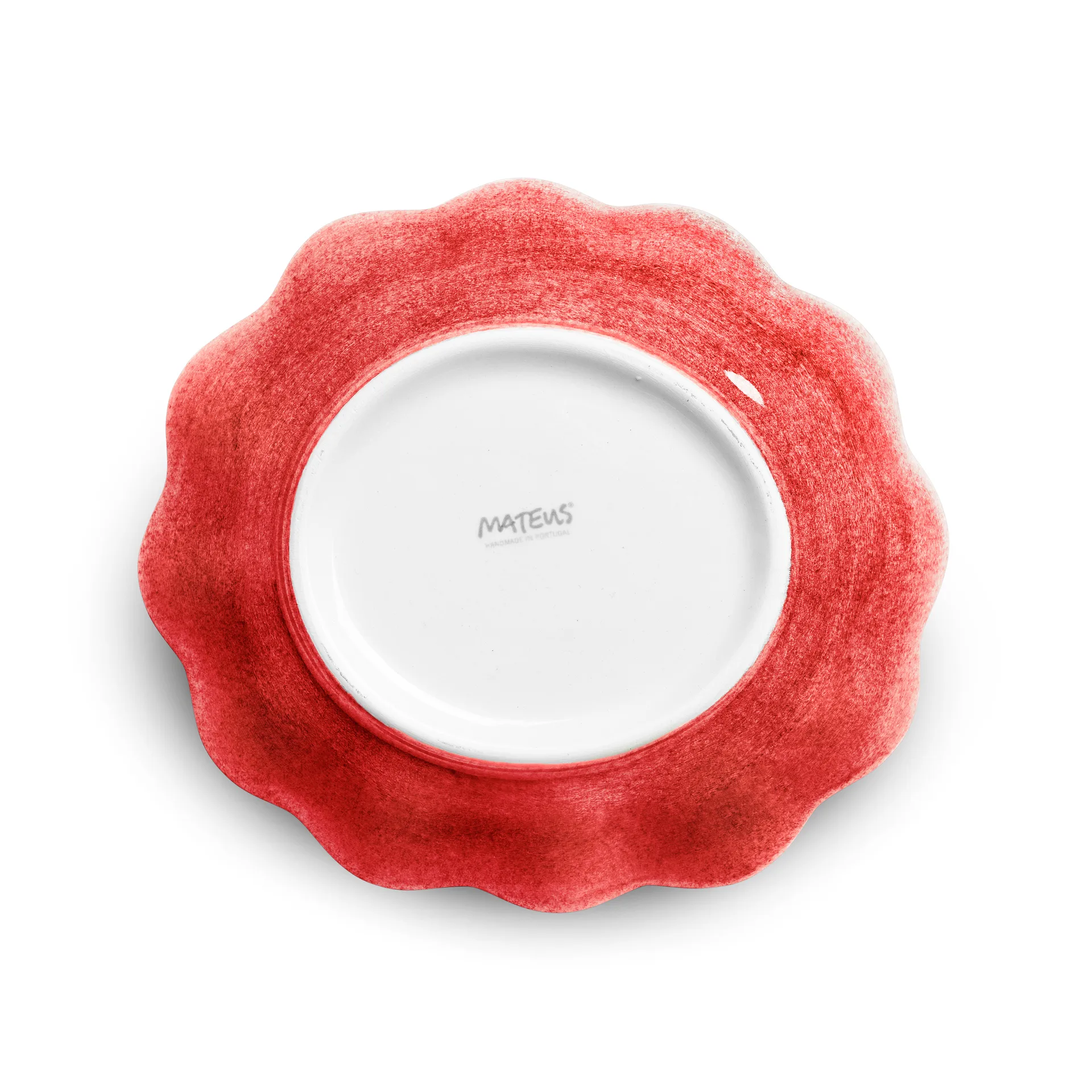 Oyster skål 16x18 cm, Rød Mateus