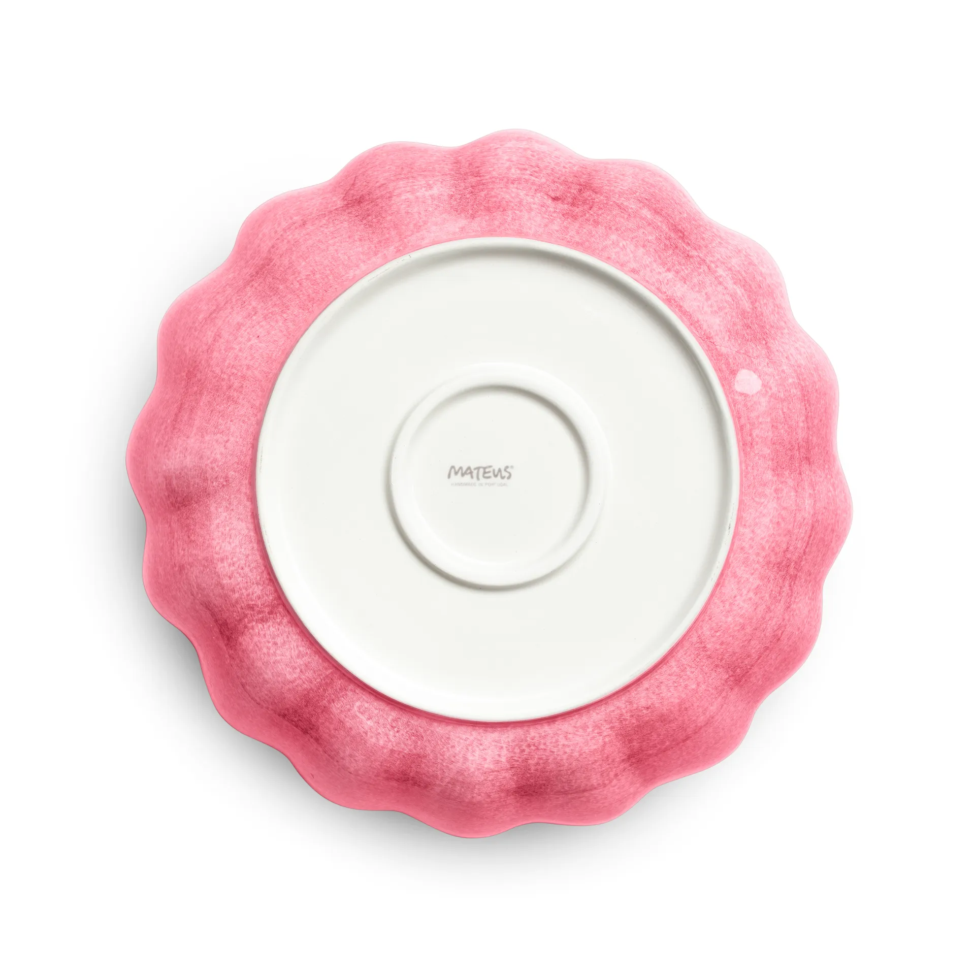 Oyster skål Ø24 cm, Lyserød Mateus