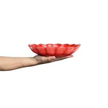 Oyster skål Ø24 cm - Rød - Mateus