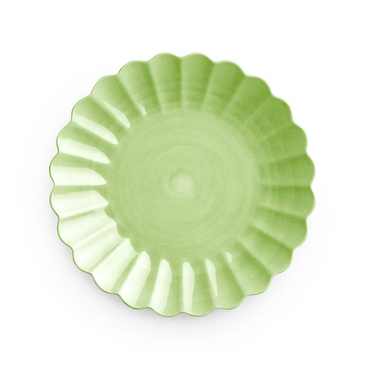 Oyster tallerken 28 cm - Grøn - Mateus