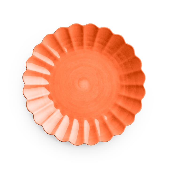 Oyster tallerken 28 cm - Orange - Mateus