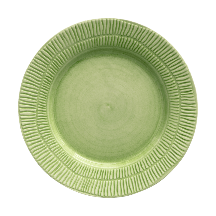 Stripes tallerken Ø28 cm - Grøn - Mateus