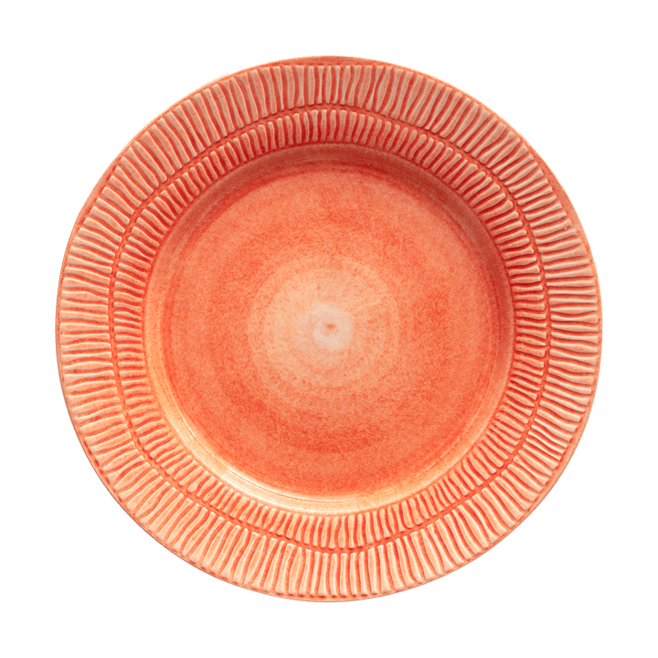 Stripes tallerken Ø28 cm - Orange - Mateus