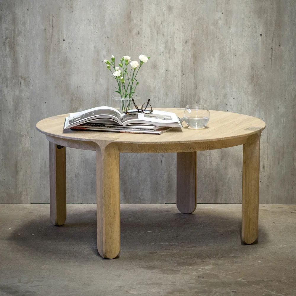 Amor sofabord, eg vit voksolie Mavis