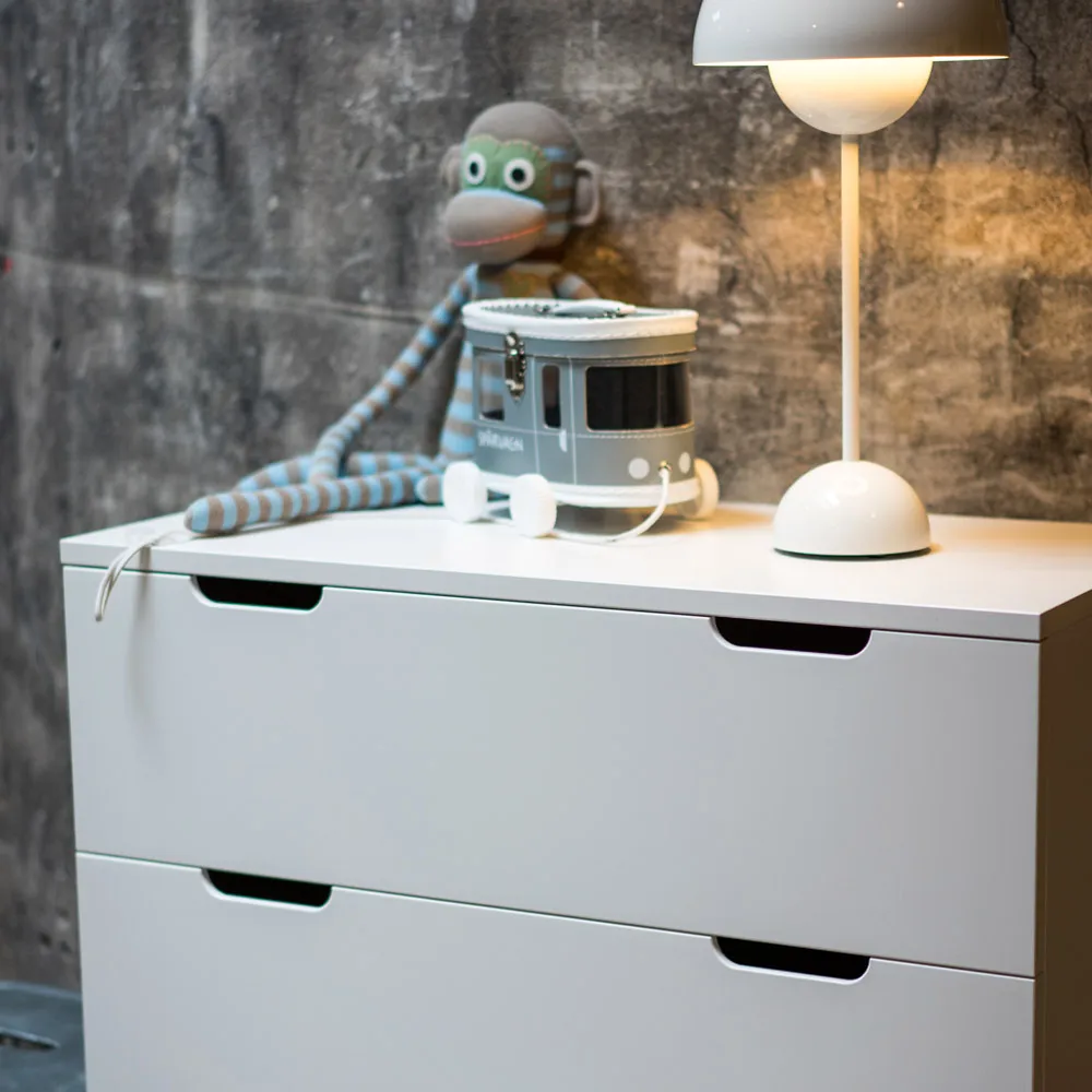 Aoko kommode 4 skuffer, Hvidlak Mavis