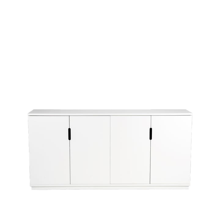Aoko skænk 77x160 cm - hvid lak - Mavis