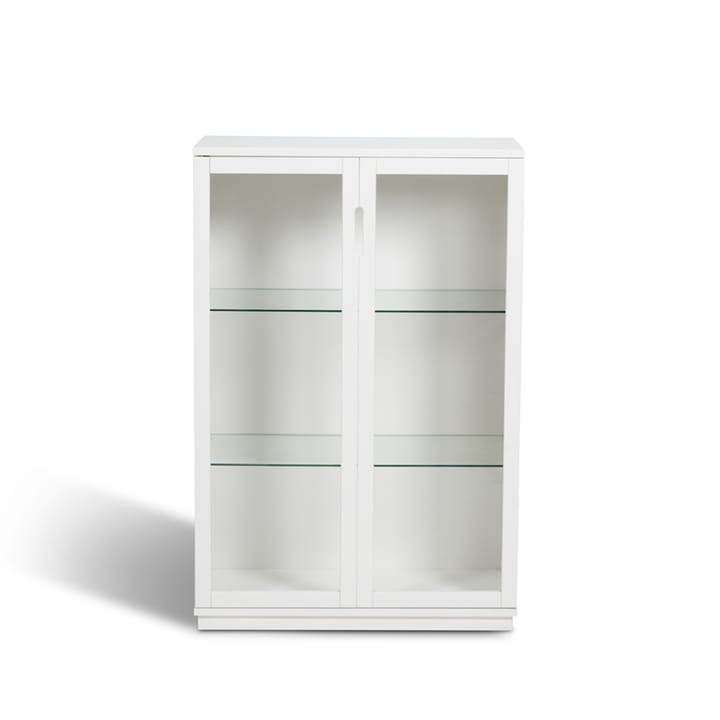 Aoko vitrineskab 120 cm - Hvidlak - Mavis