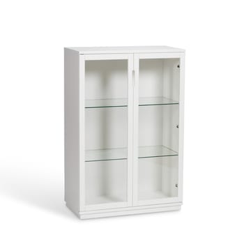 Aoko vitrineskab 120 cm - Hvidlak - Mavis