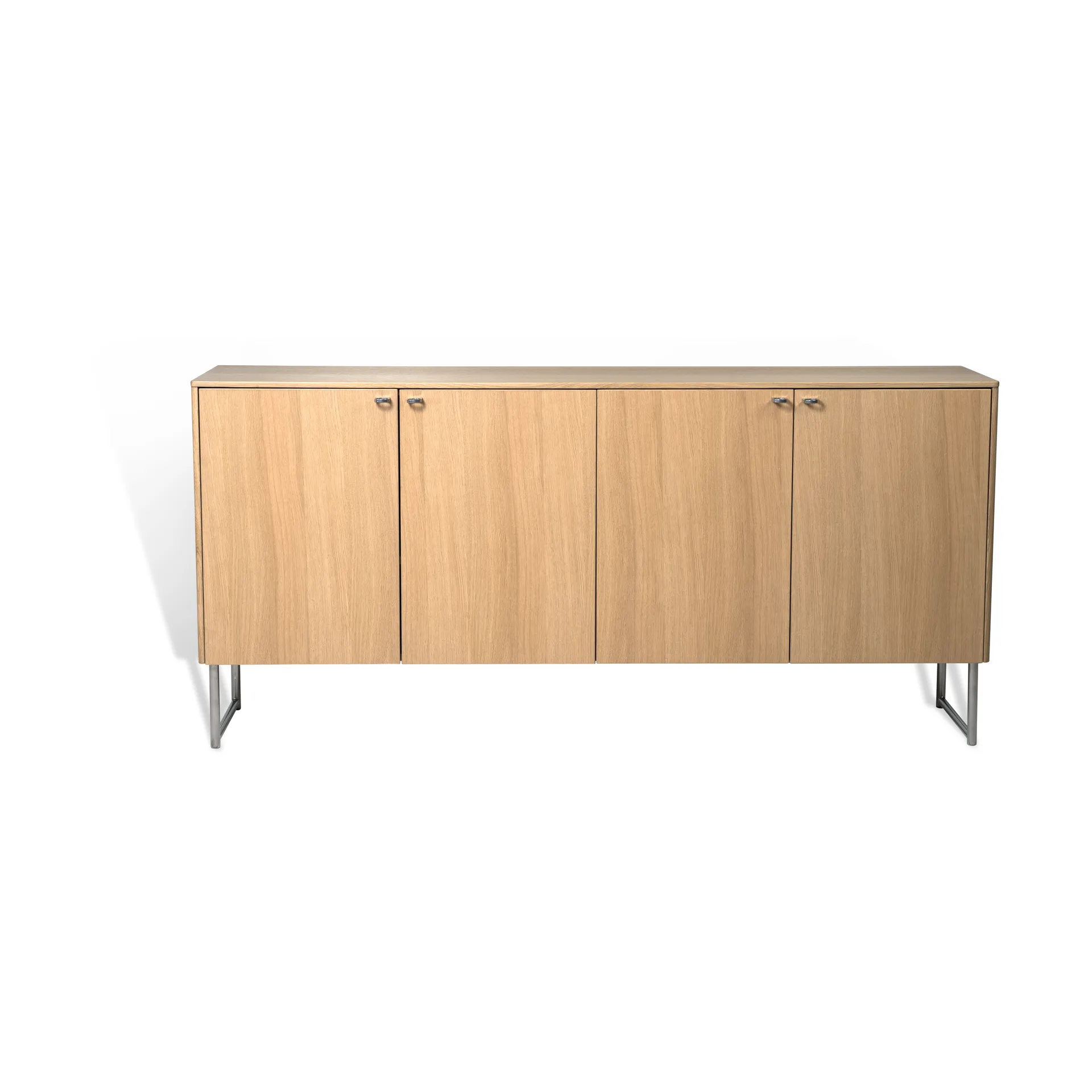 Deus sideboard 75 cm, Hvidpigmenteret matlakeret eg Mavis