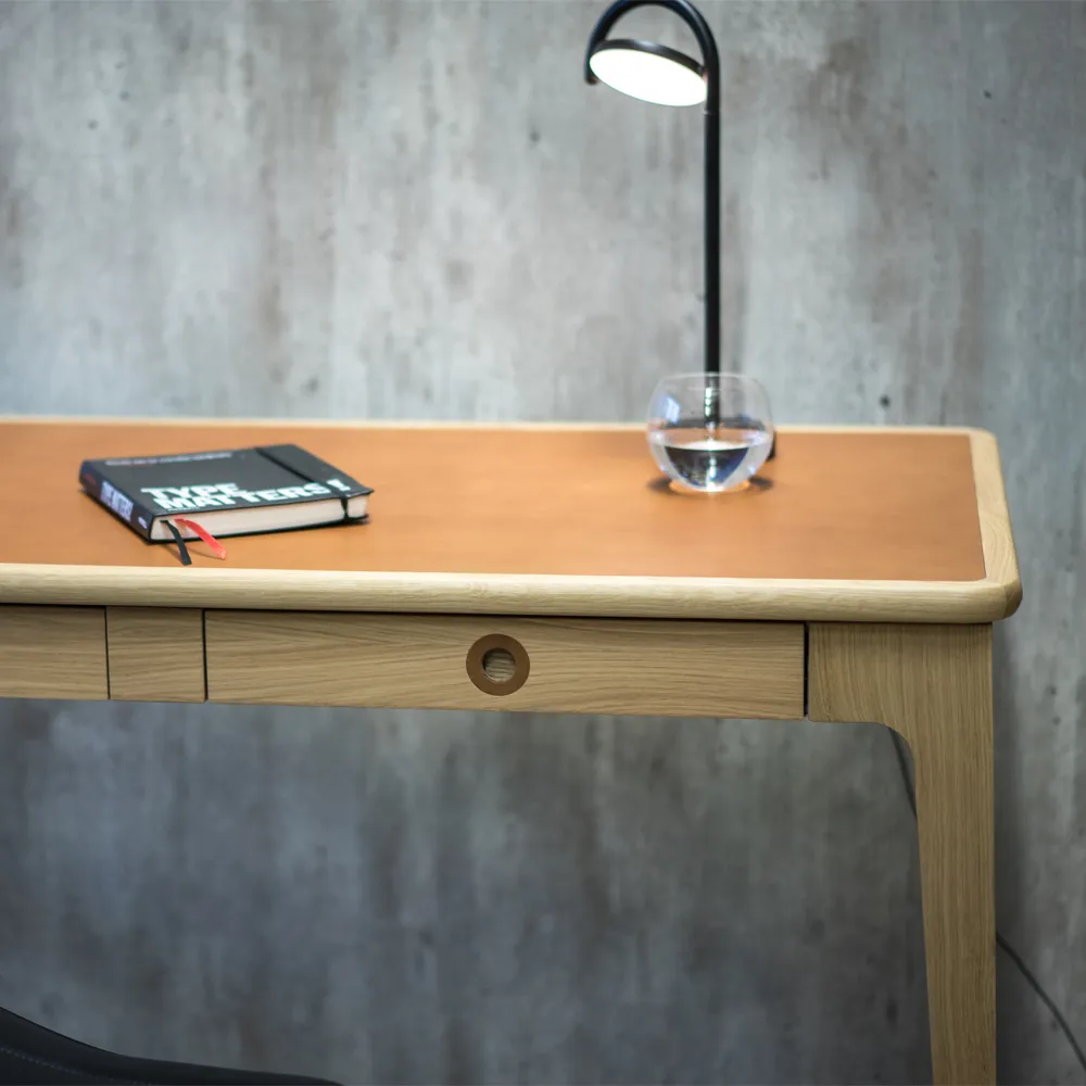 Höllviken skrivebord, lysgrå Mavis