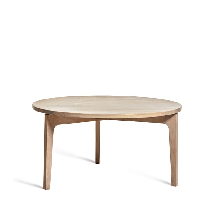Höllviken sofabord Ø80 cm - eg vitpigmenteret - Mavis