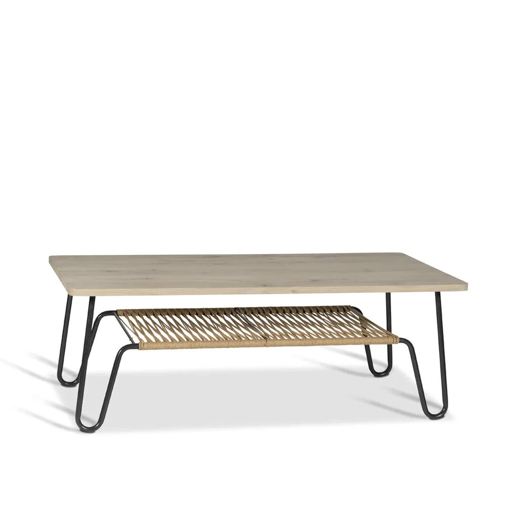 Marcel sofabord, eg sæbet rustik, 140x70 Mavis