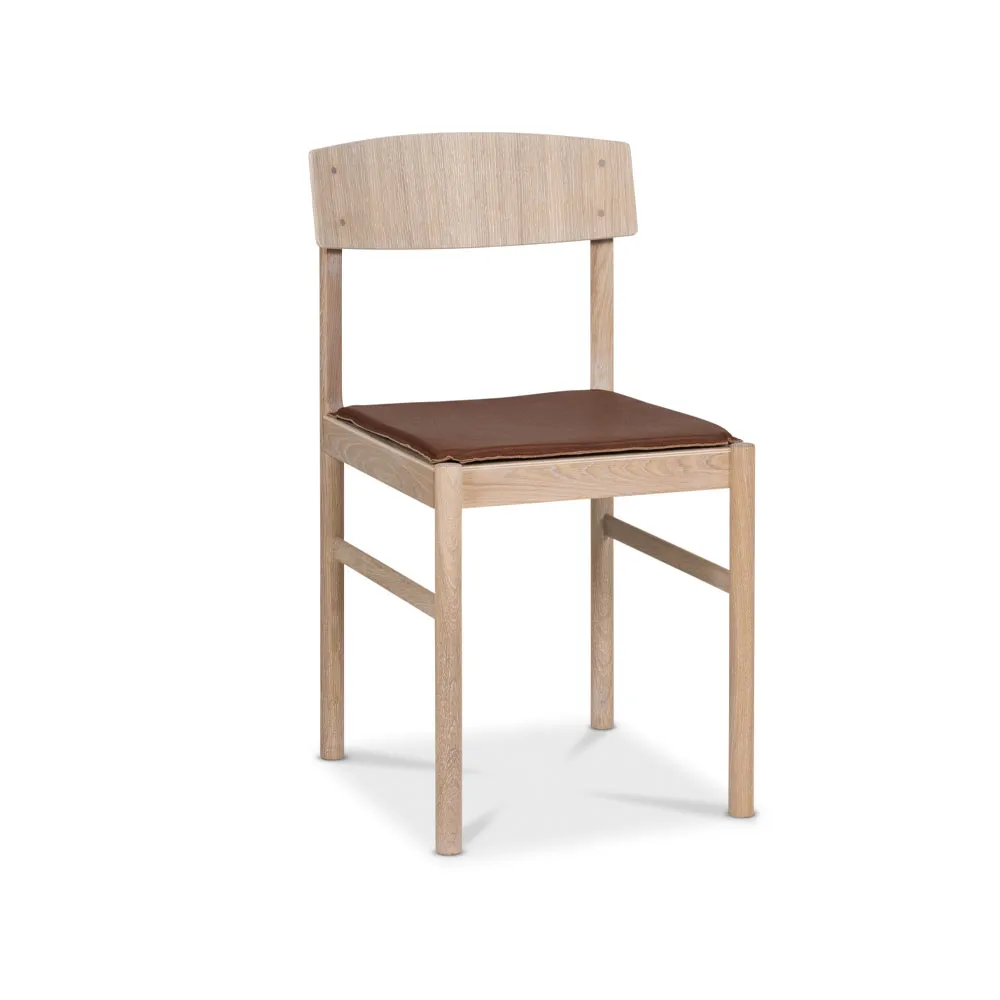 Rod stolpude, læder konjak Mavis