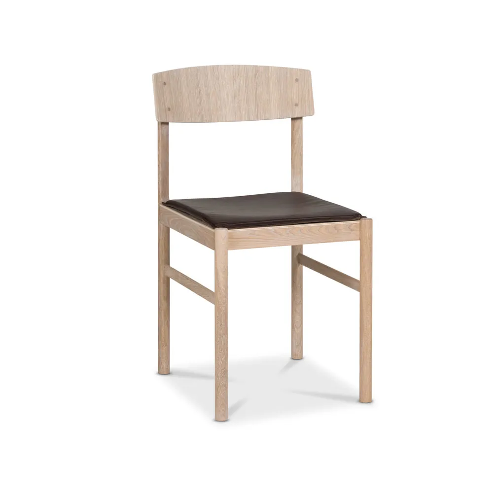 Rod stolpude, læder mocca Mavis