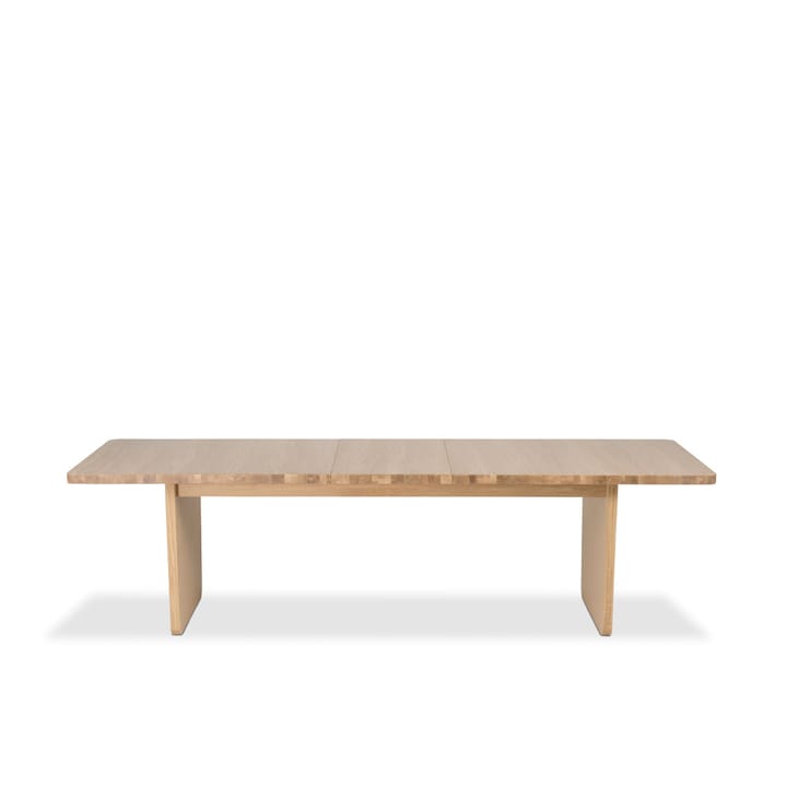 Vaud spisebord, Hvidpigmenteret eg, 2 stk. Ilæg Mavis