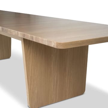 Vaud spisebord - Hvidpigmenteret eg, 2 stk. Ilæg - Mavis