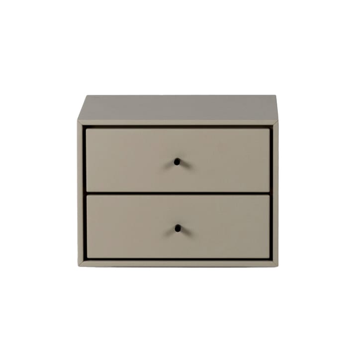 Volt natbord væghængt - Beige-sort - Mavis