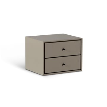 Volt natbord væghængt - Beige-sort - Mavis