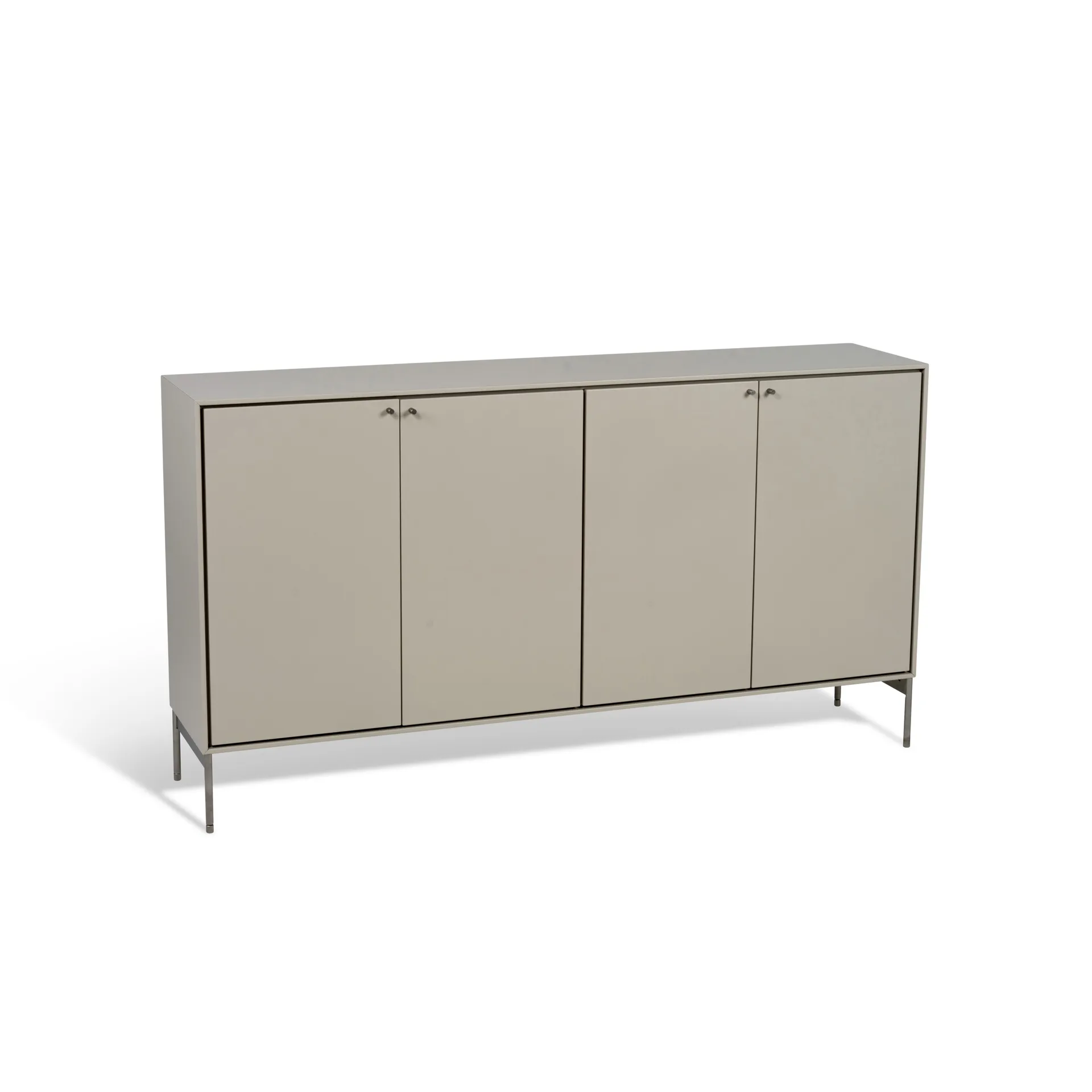 Volt skænk 80x148 cm, Beige-rustfrit stål Mavis