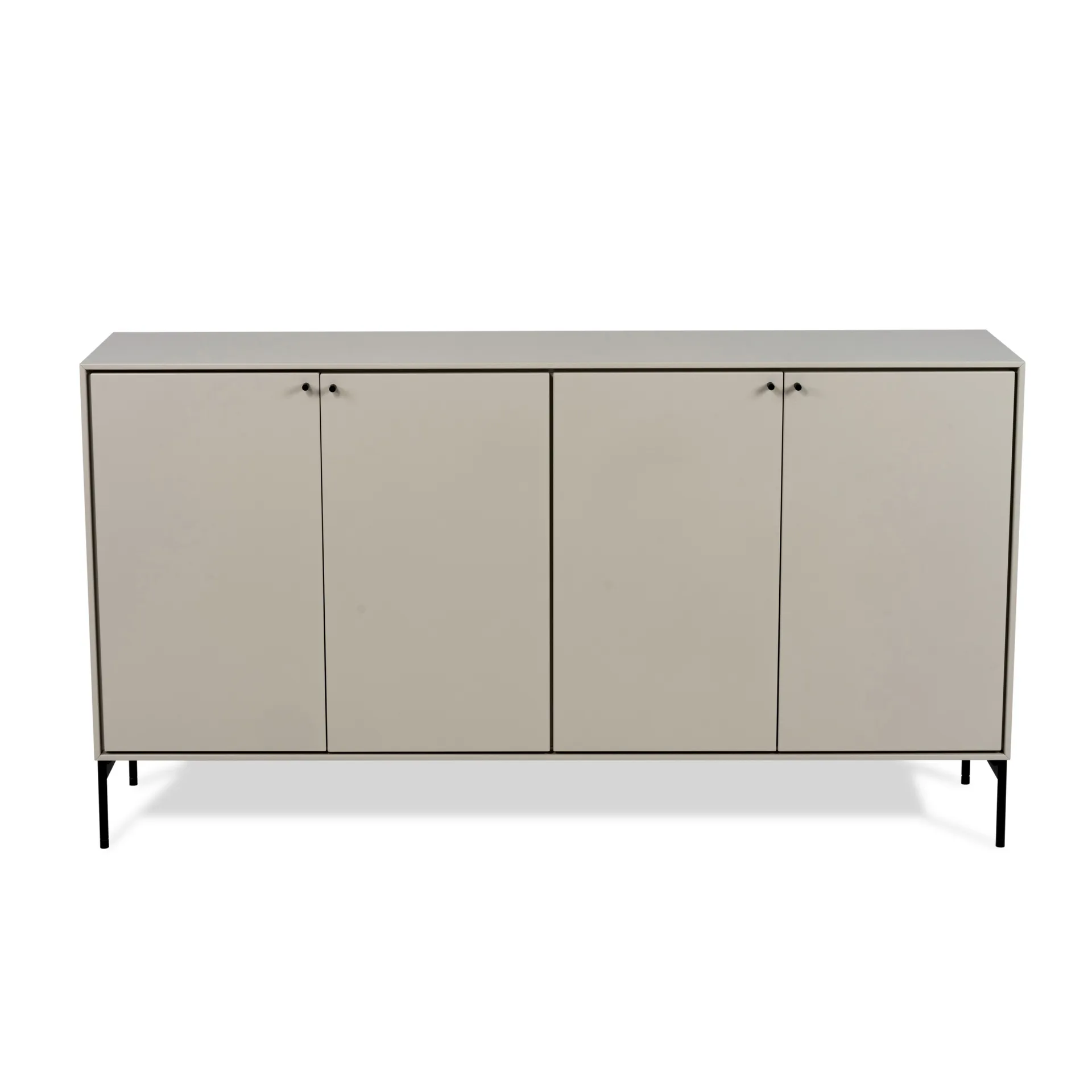 Volt skænk 80x148 cm, Beige-sort Mavis