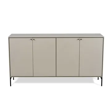 Volt skænk 80x148 cm - Beige-sort - Mavis