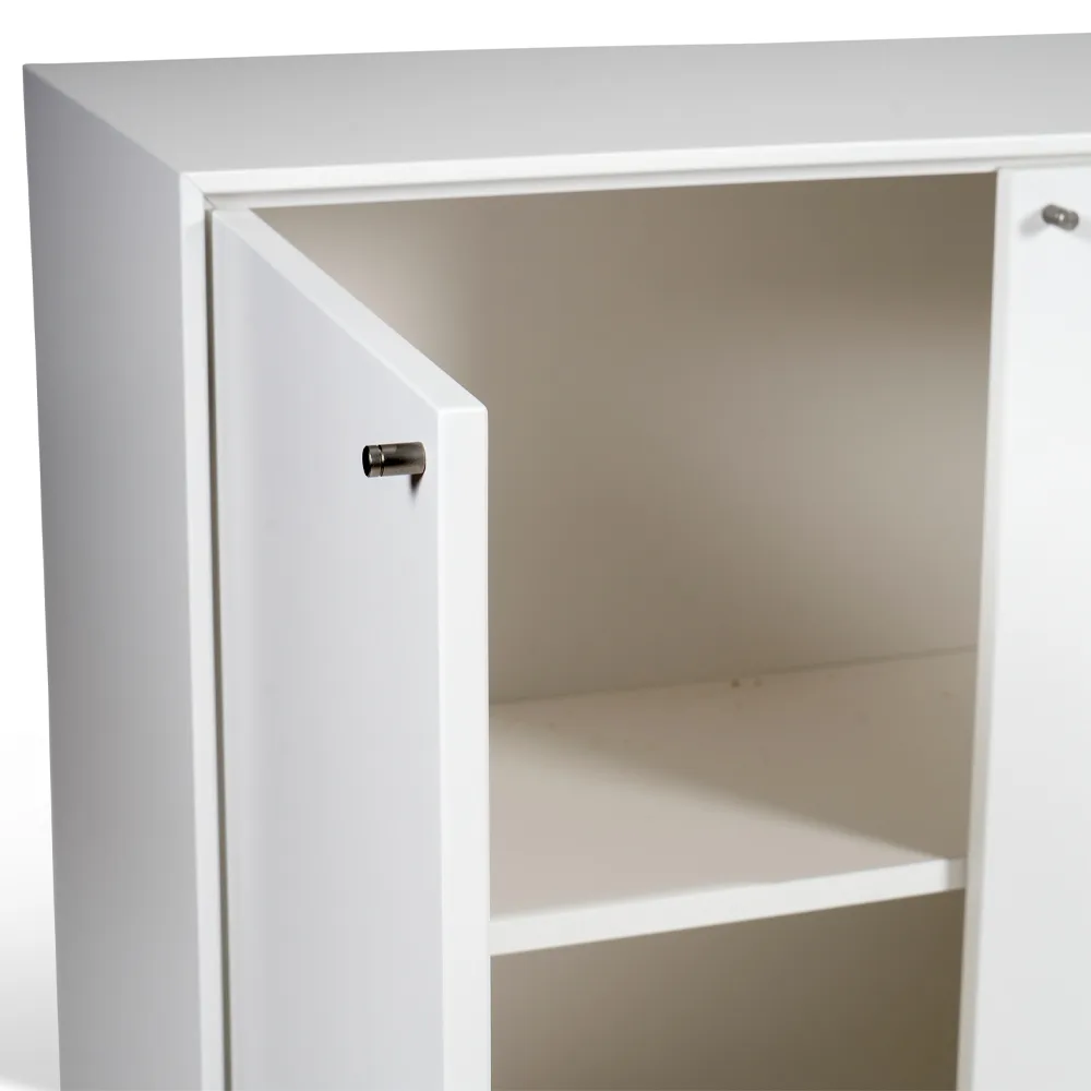 Volt skænk 80x148 cm, Hvidlak Mavis